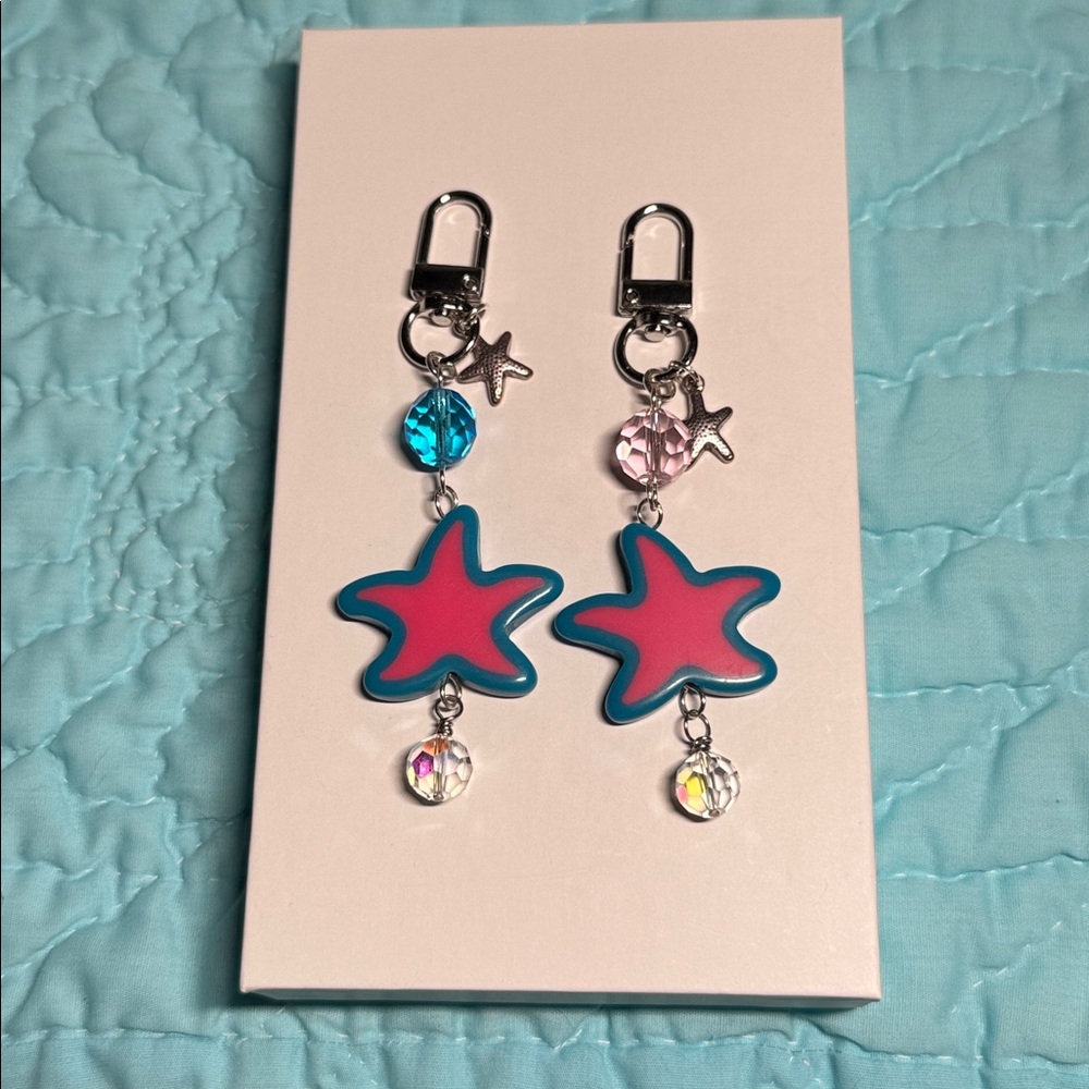Handmade Starfish Keychain